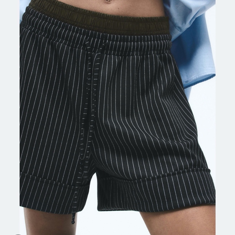 Zara PINSTRIPE BOXER SHORTS
